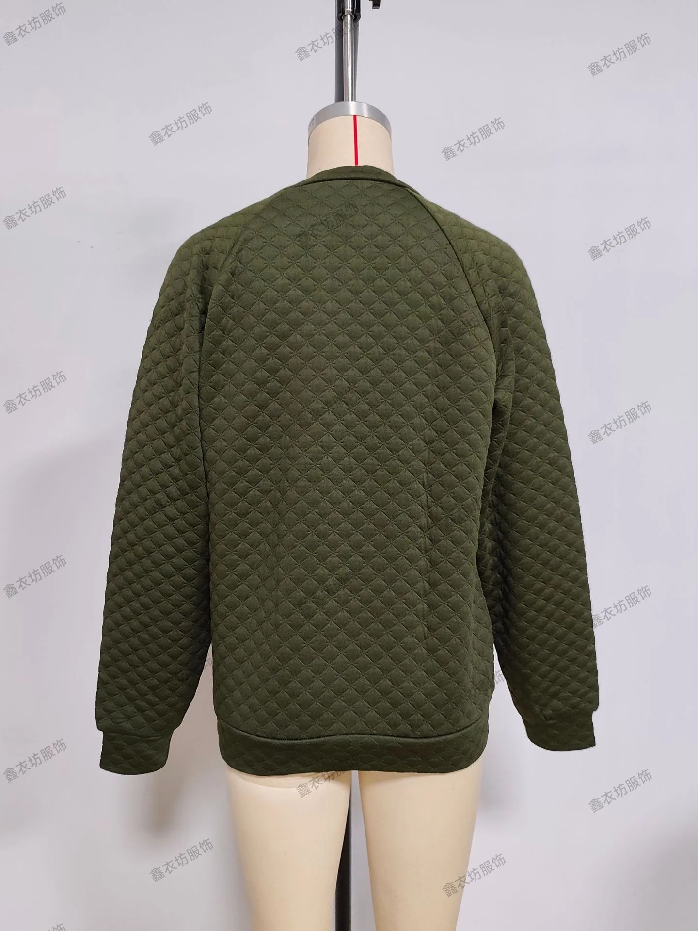 Casual Patchwork Slim Fit Hoodie with Regular Sleeve Elegant Commuter Mid Length Pullover Autumn Long Sleeve V Neck Women Hoodie