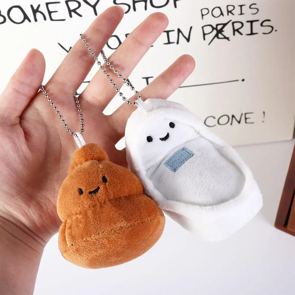 الملحقات دمية حقيبة الظهر المعدنية زخرفة أنبوب مغناطيس الثلاجة ملصق معلق دمية نموذج صغير مضحك المفاتيح مفتاح حامل