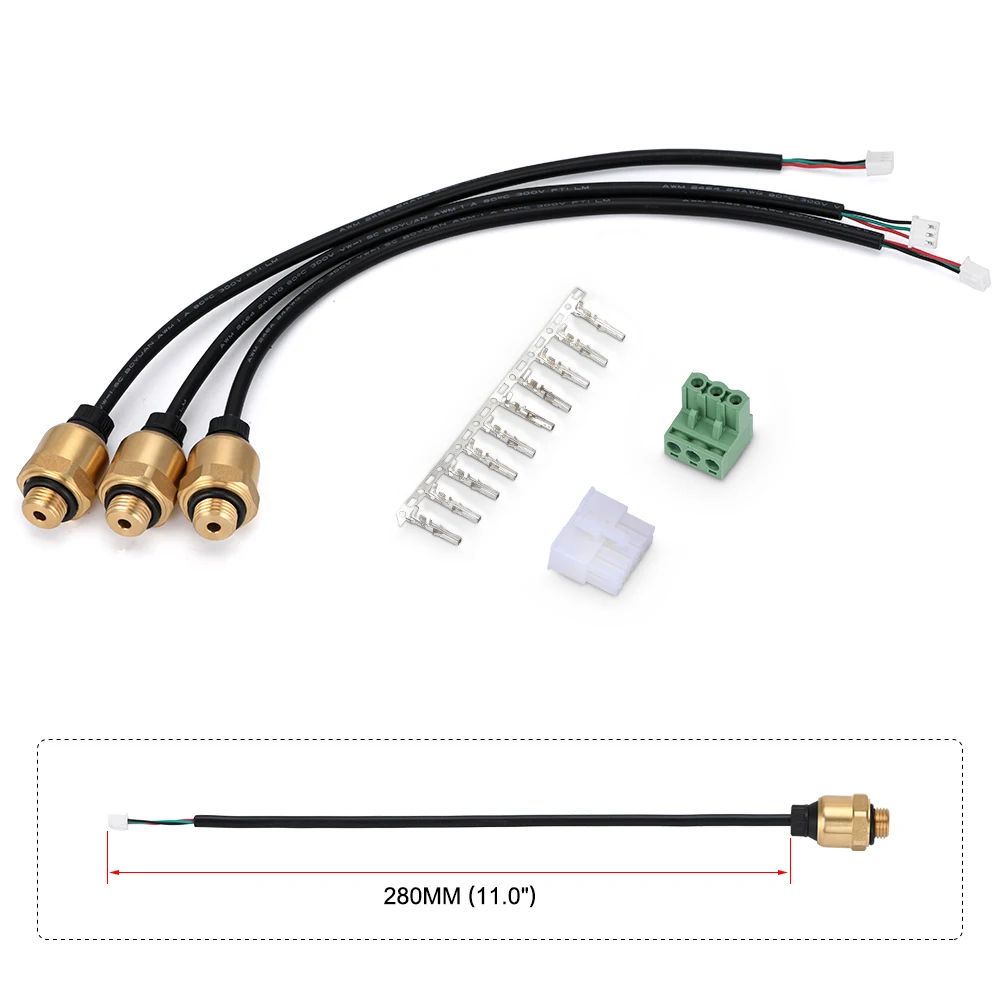 Universal Car Air Ride Suspension Electronic Control System With Pressure Sensor Support Bluetooth Remote Wire Control