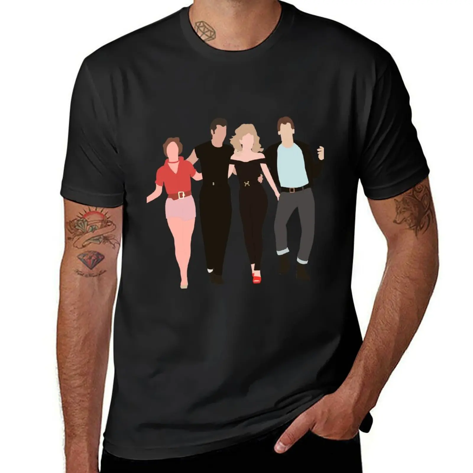 Grease Dance Scene T-Shirt hippie clothes summer clothes funnys new edition mens cotton t shirts