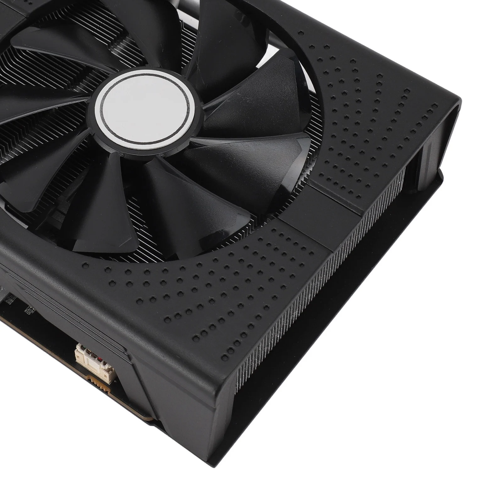بطاقة رسومات الألعاب تبديد الحرارة السريع RX590 8GB GDDR5 256bit 8pin موصل الطاقة بطاقة الرسومات مع مروحة مزدوجة للكمبيوتر المكتبي