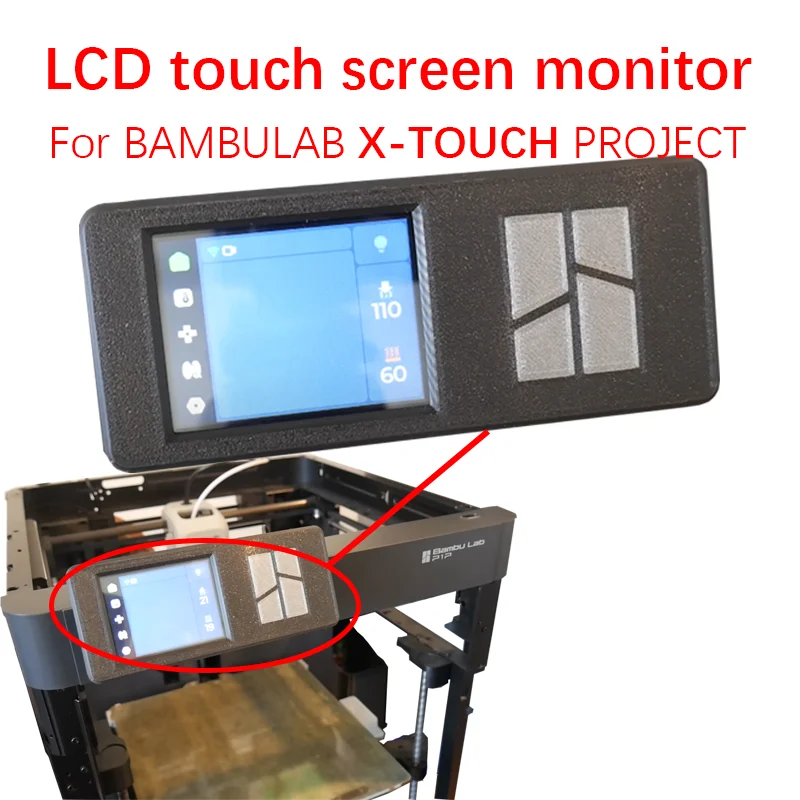 ESP32 Xtouch LCD Screen for P1S ESP32-2432S028R Development Board 2.4in RGB Display 240x320mm for BambuLab P1P Xtouch P1S Screen