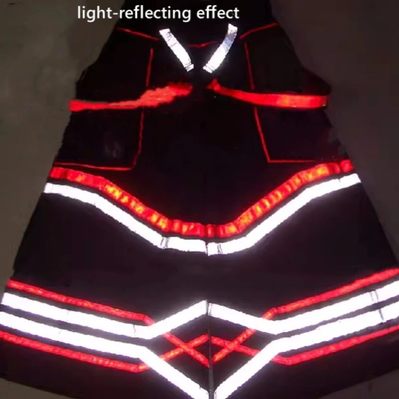 

Melbourne Ghost Walk Shuffle Pants Cool Pattern Luminous Reflective Bell-bottoms Pants Fashion Dancing Trousers 2024 New Unisex