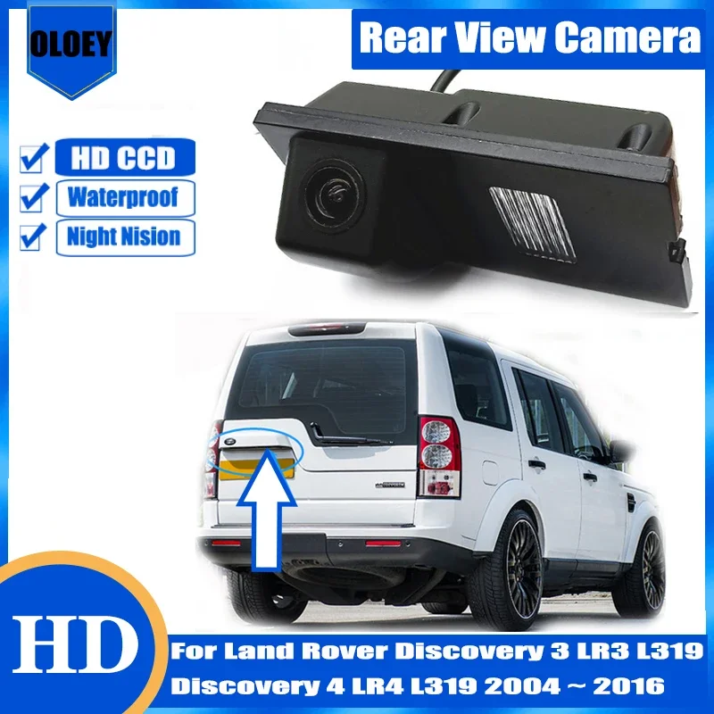 Rear View Camera For Land Rover Discovery 3 LR3 L319 Discovery 4 LR4 L319 2004 ~ 2016 BackUp Reverse Camera License Plate Camera