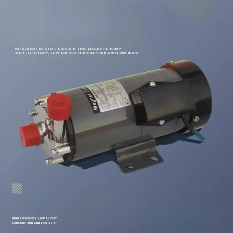 MP-40RM Mini Magnetic Drive Circulating Pump Stainless Steel Head Large Flow Water Pump Acid & Alkali Resistant No Leaks