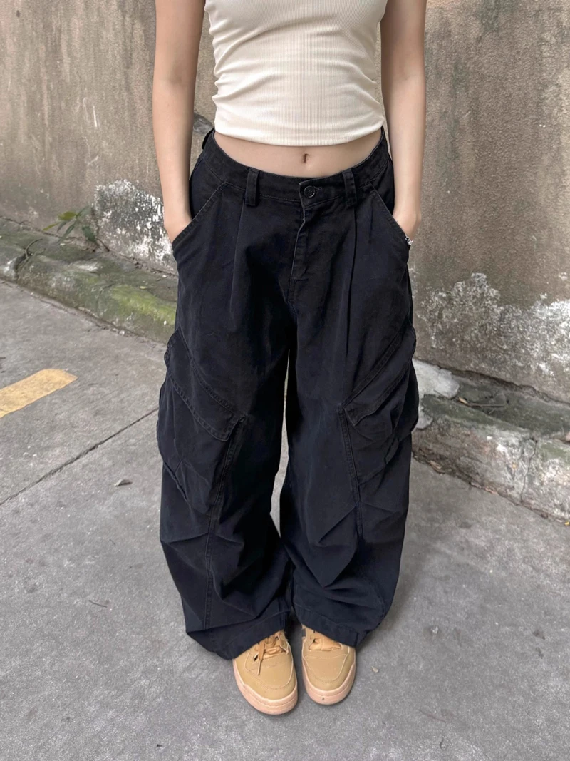 

Брюки-карго женские летние парусиновые брюки в клетку для девочек, теннисные, готические, в стиле Харадзюку, легкая дышащая сетка, клетчатая уличная одежда, дикая