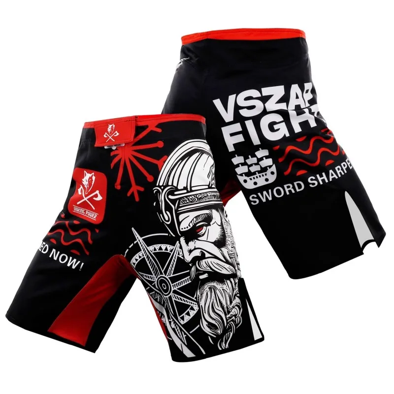 VSZAP Mma Boxing Sports Fitness Personality Breathable Loose Large Size Shorts Thai Fist Pants Running Fights Shorts