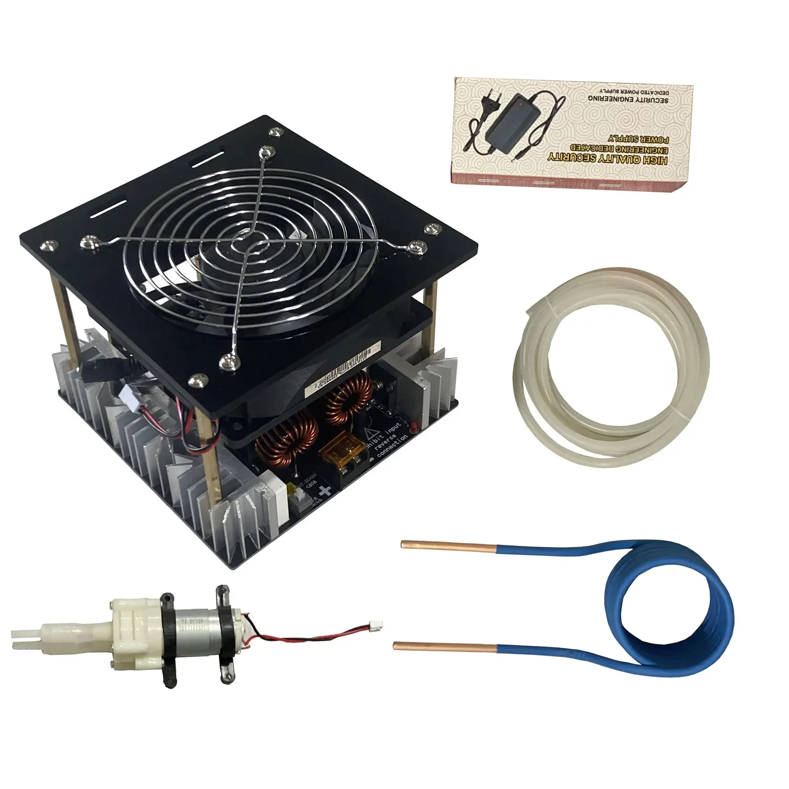 SmCpNew 220V 3000W ZVS High Frequency Induction Heater ZVS Heater For Heating And Quenching Of Small Iron Metal Materials