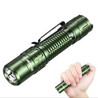 Wurkkos TD02 Tactical LED Flashlight 2000 Lumens Pocket Torch EDC USB-C Charging Port Tail Switch IPX8 Waterproof Lantern
