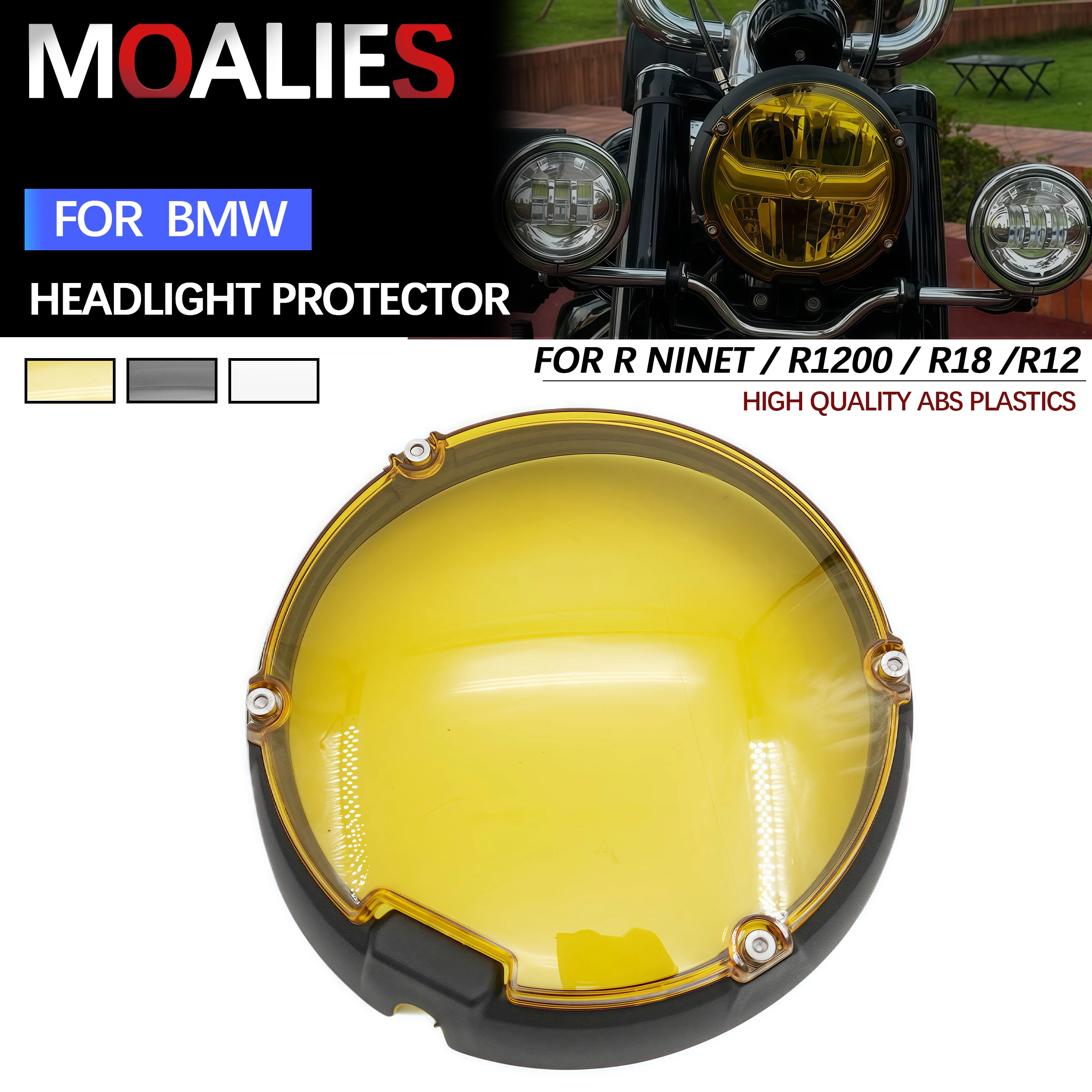 

For BMW R12 nineT Scrambler R9T RnineT R18 Classic 2020-2025 Motorcycle Accessorie Headlight Guard Protector Grille Grill Cover