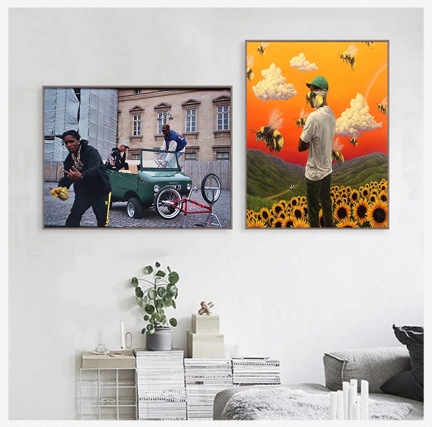 Music Album Star Art Canvas Painting Wall Pictures Living Room Home Decor Poster Prints Tyler the Creator Flower Boy IGOR Rap