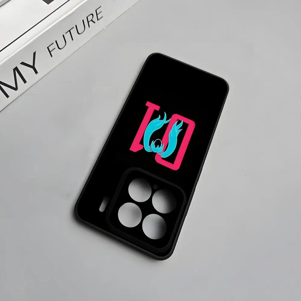 H-HatsuneS-S H-Miku 01 Phone Case For Xiaomi 17 15 14 13 12 Mi 11 Ultra T Pro Lite Black Soft Shell