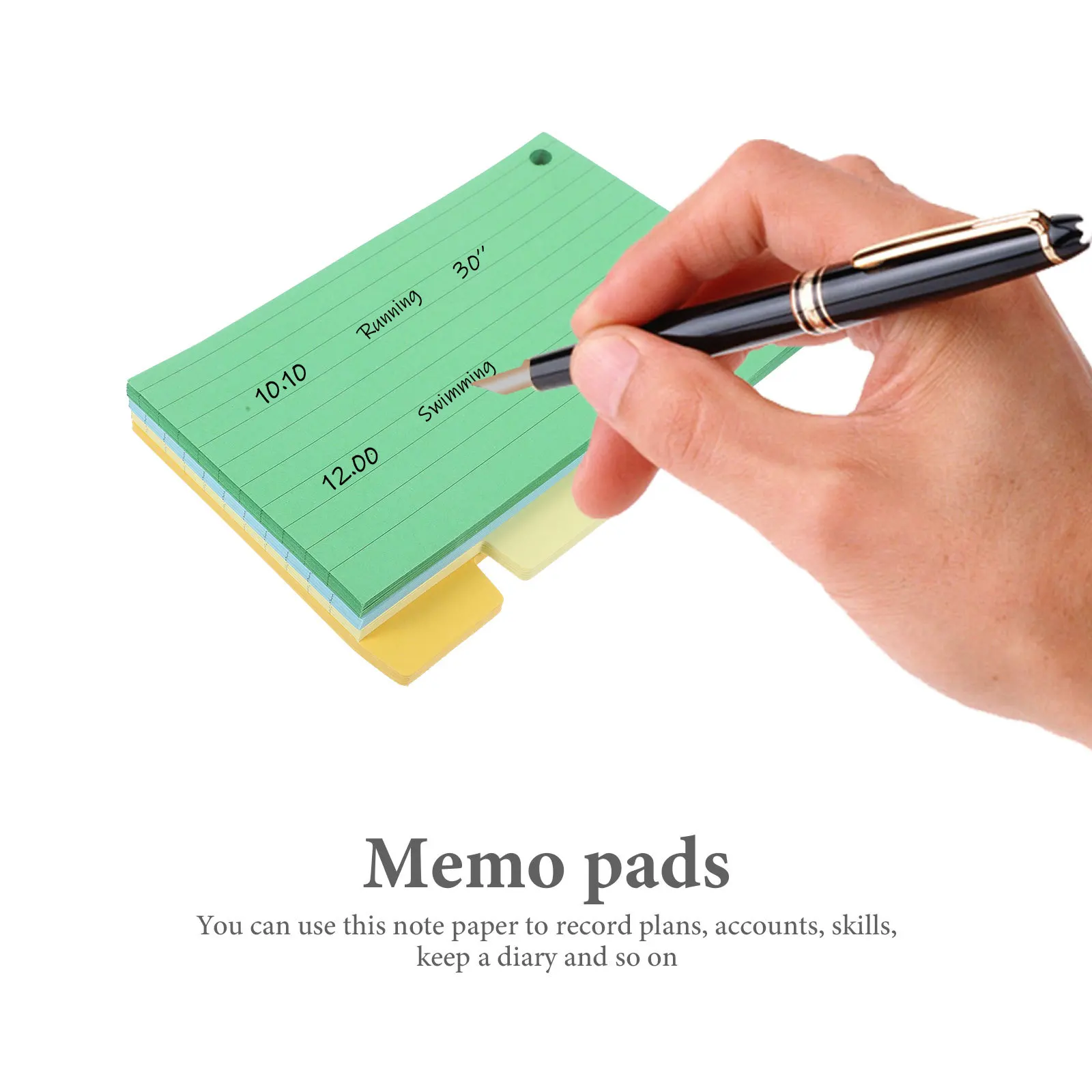 100 Sheets Portable Memo Pads Index Note Paper for Office Study Planning Small Writing Pads Paper Study Cards Practical Memo Pad