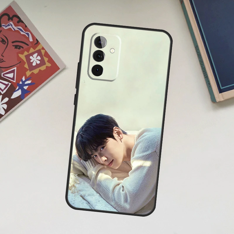 Cha un Woo attore coreano singer Case per Samsung Galaxy A34 A54 A14 A24 A53 A33 A13 A52 A32 A22 A12 A71 A51 A15 A25 Coque