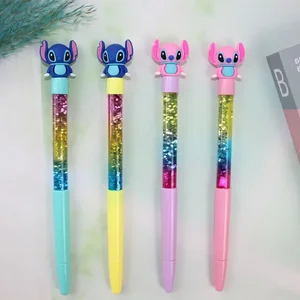 Disney-Neutro Cartoon Stitch Gel Canetos, Schüler schreiben, Büro-Schreibwaren, Black School Supplies, Großhandel, 0,5 mm, 12 Stcs, 24pcs 9 Hauptverkauf Großhandel stapellieren sich - №9