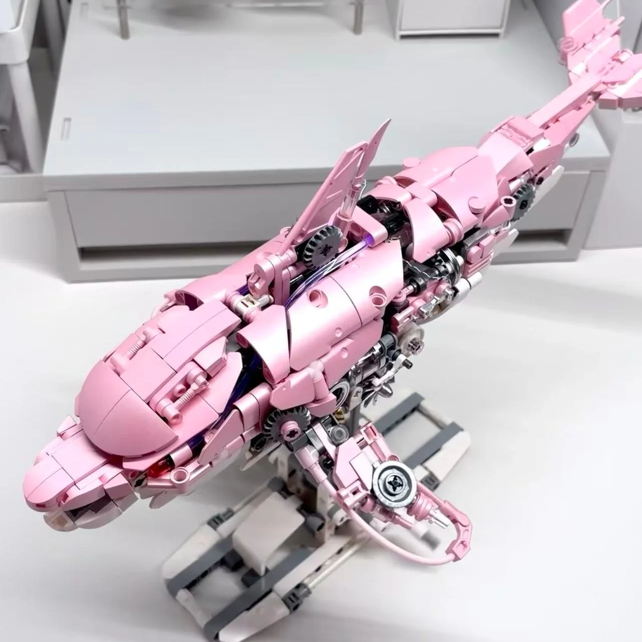 The Technology Series Dolphin Building Block Model Is a Romantic Gift That Conveys the Message of Ocean Protection, with Movable Joints and a Dynamic Design. It Is the Perfect Gift to Give to Your Girlfriend/Best Friend to Express Your Unique Thoughts and Best Wishes Birthday/Christmas/Easter/Valentine's Day/Halloween