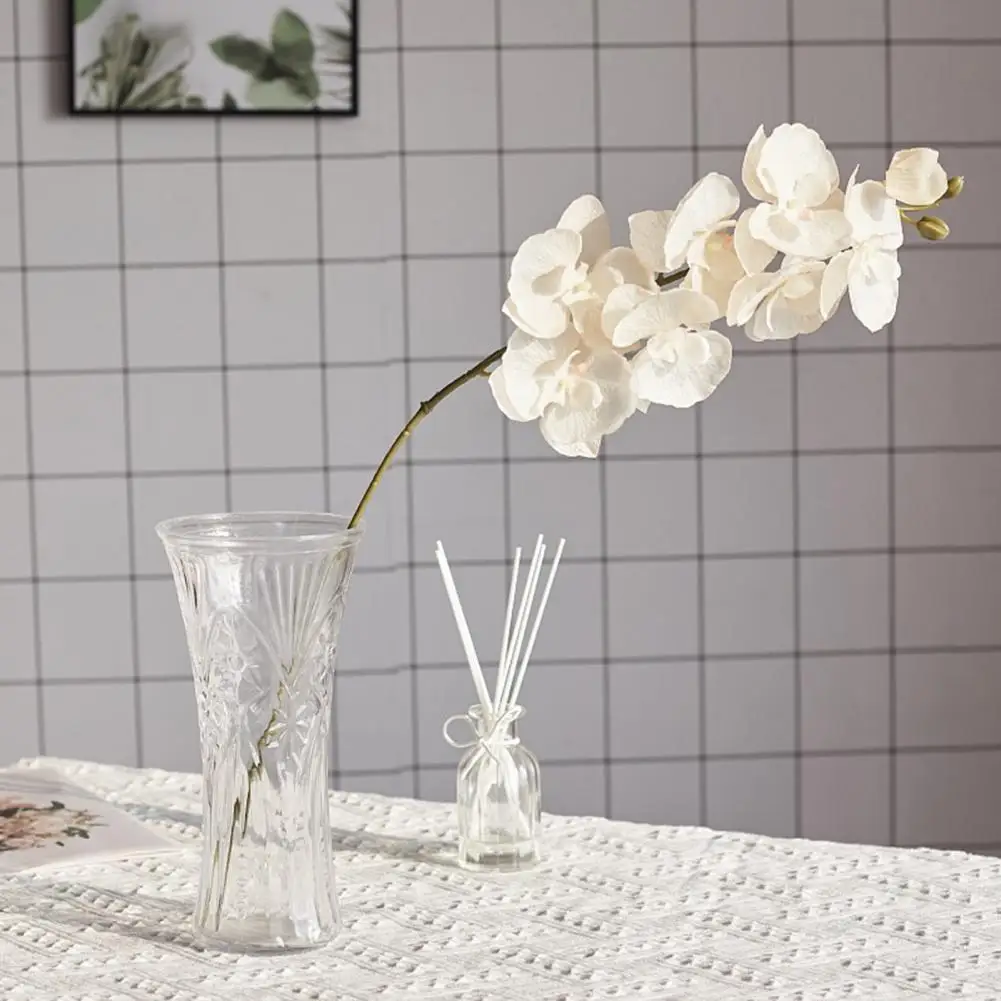 Pretty Faux Butterfly Orchid  No Watering Fresh-keeping Artificial Flower  Table Centerpieces Artificial Flower