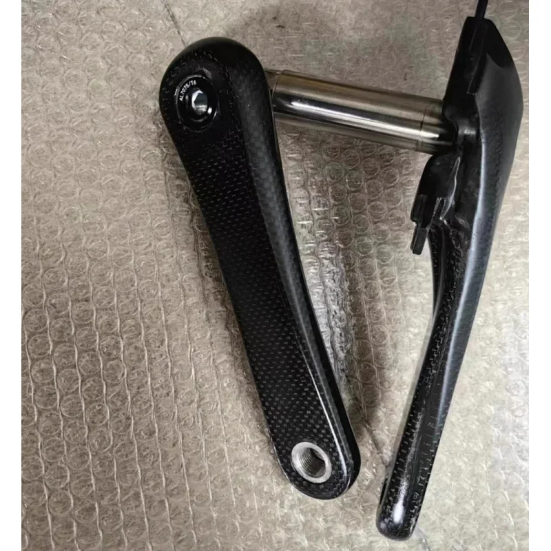 BMX Bicycle Full Carbon Fiber Crankset Crank Arms Standard 110BCD 145/155/160/165mm Steel spindle 24/22 105mm for BB68 With/ BB
