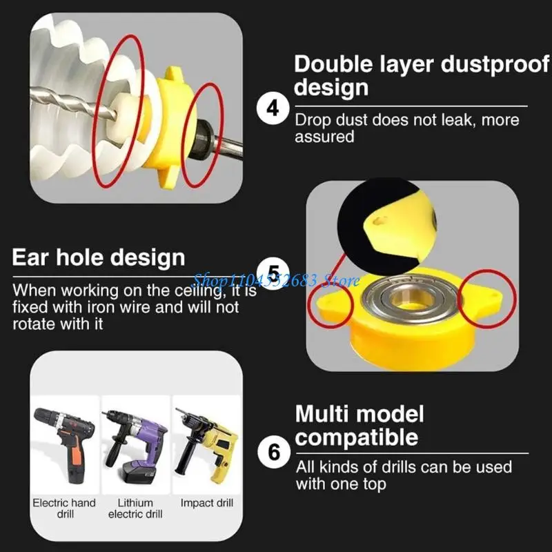 

Bearing Design Dust Cover Collector For 15cm Hammer Drill And Construction Tool