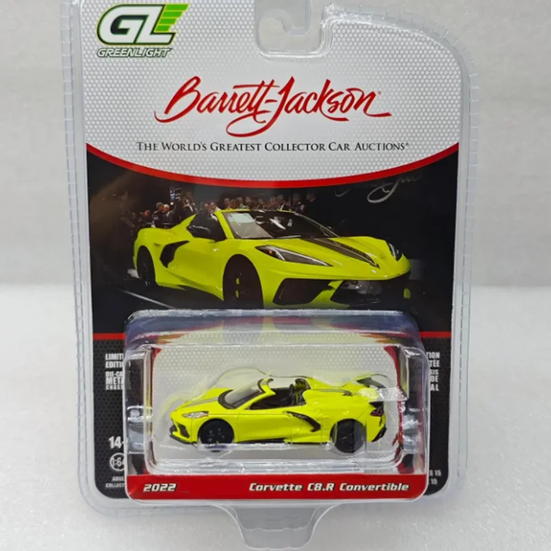 

GreenLight масштаб 1:64 2022, Corvette C8.R, трансформируемый 37320-F, модель автомобиля из сплава, статические украшения, коллекционные подарочные игрушки