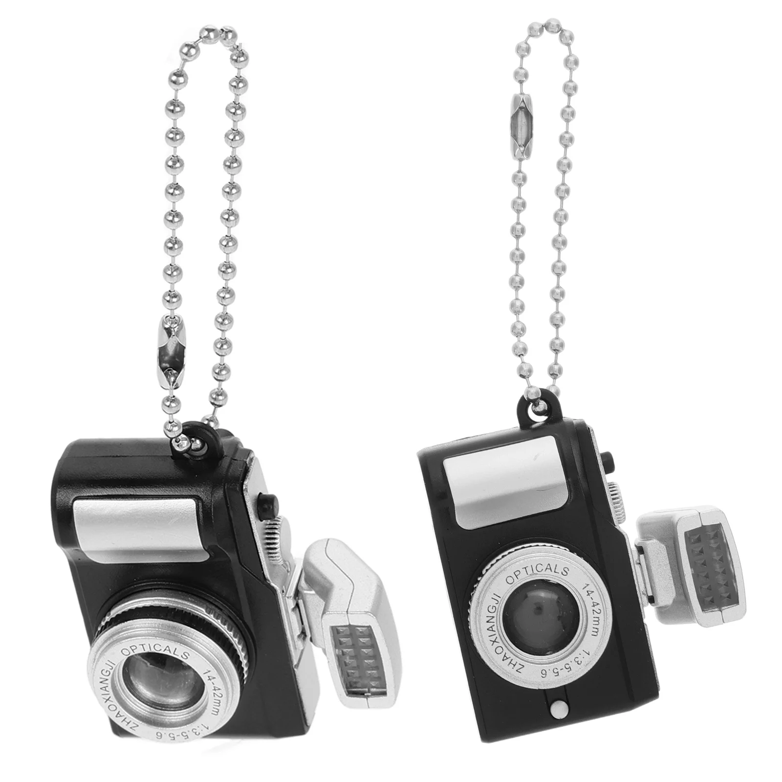 

2Pcs Mini Camera Keychain Cute Camera Charm For Small Bag Keychains Festive Party Supply Gift Box Decoration Pendant Kids Girls