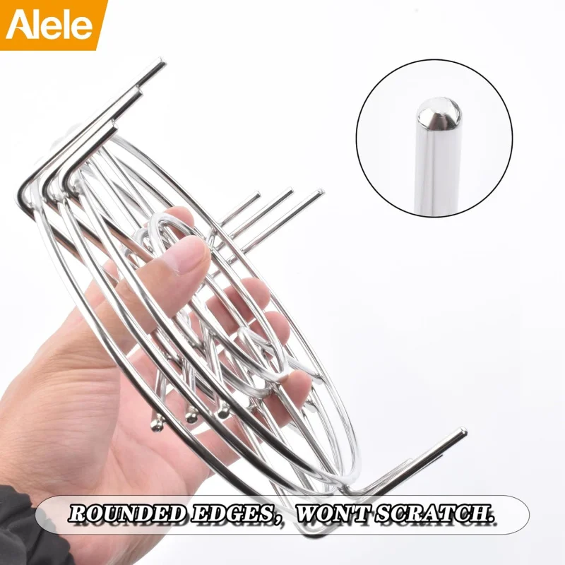 Rack de vapor 7 polegadas trivet panela de pressão elétrica de aço inoxidável suporte panela instantânea