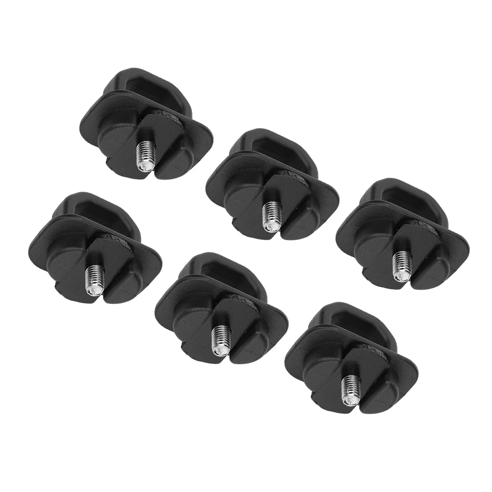 6Pcs Car Tie Down Anchor Pickup Rear Truck Bed Side Wall Clip D Ring with 6 Sponge 23146899 22854815 Super Duty For Chevrolet