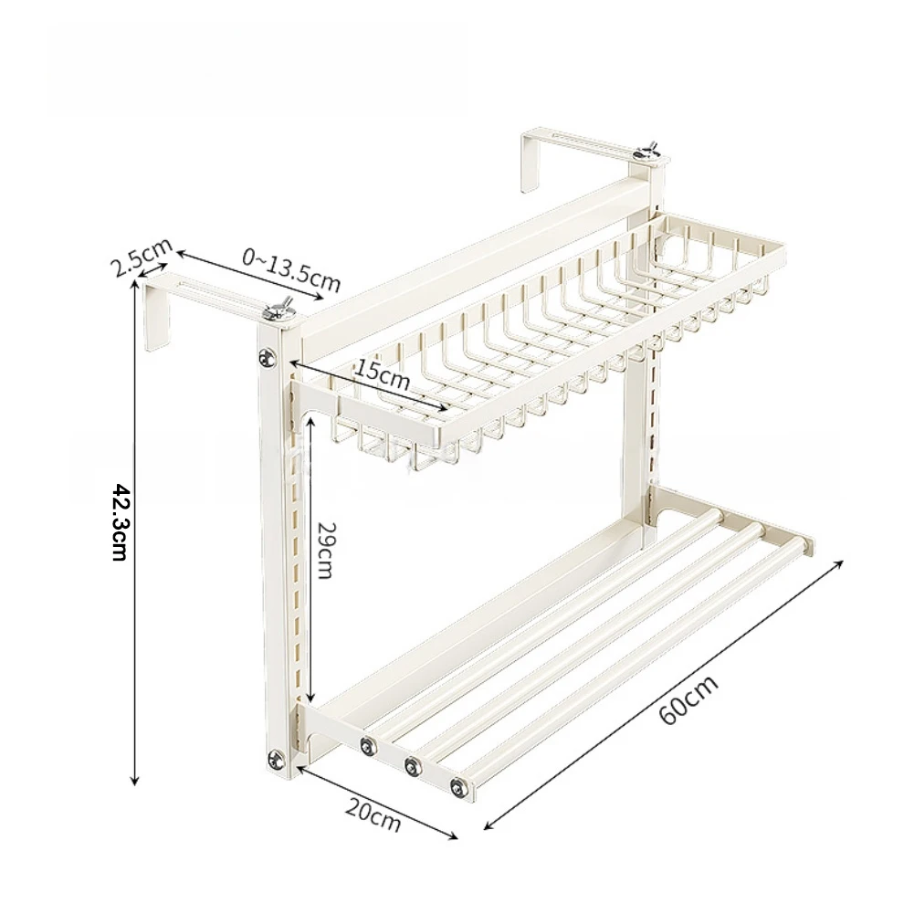 Adjustable Width Radiator Drying Rack Fits Various Heater Sizes from 0 to 13.5cm Adaptable and Secure Placement