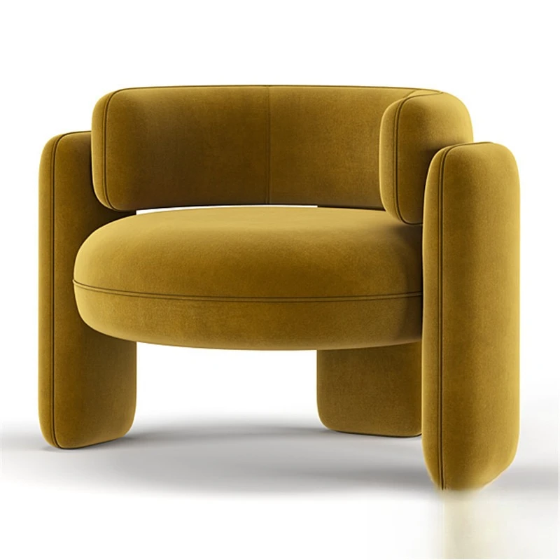 

Nordic minimalist single sofa chair modern fashion living room bedroom leisure chair designer creative special-shaped lazy chair