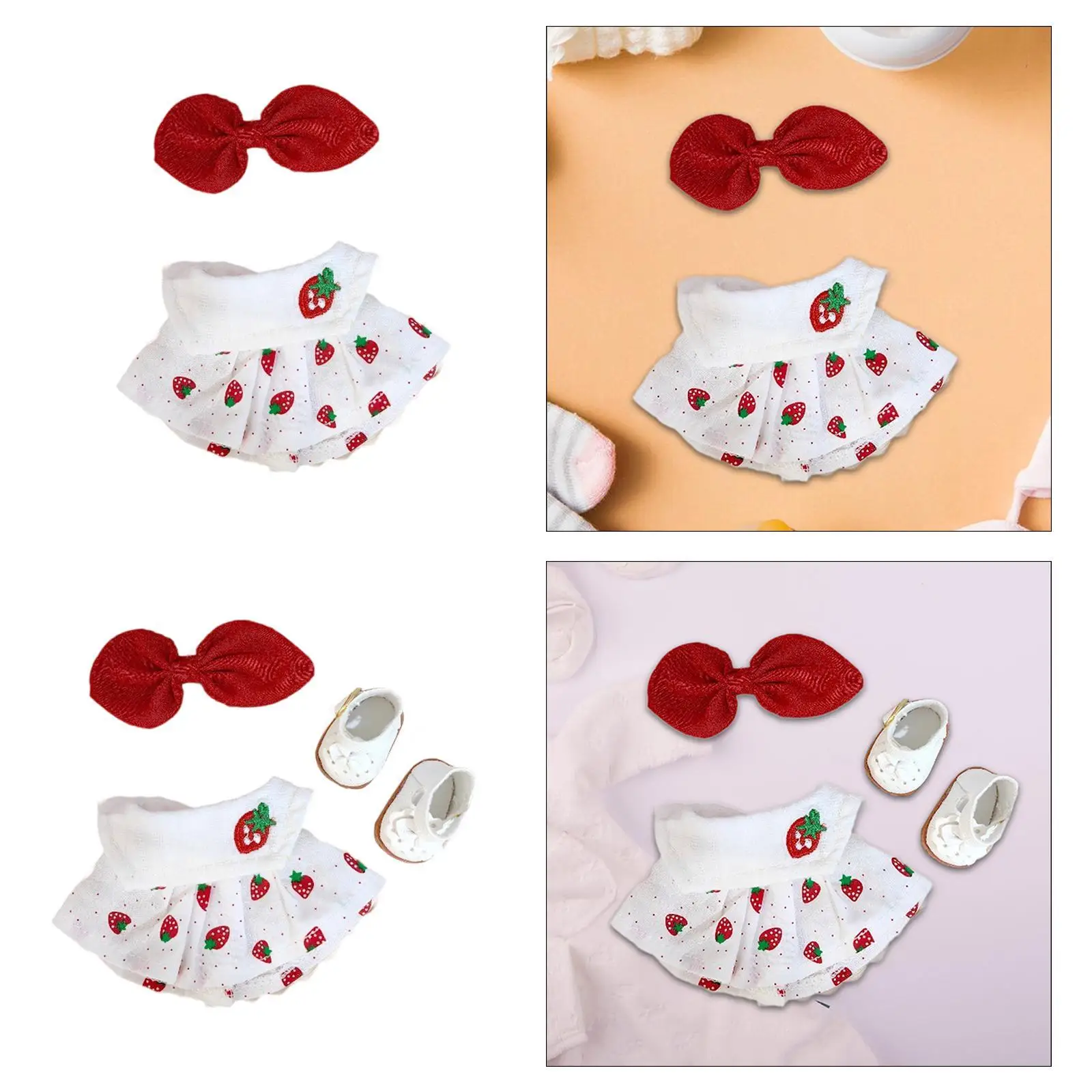 Mini vêtements beurre doux pour filles, vêtements beurre bricolage, accessoires confortables, olympiques cadeaux pour enfants de 5 à 7 et 8 à 10 ans, 6 po