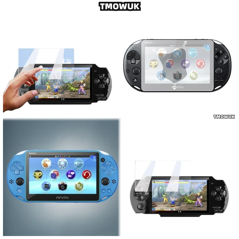 

For Sony PS Vita PSV 1000 2000 PSV1000 PSV2000 Premium Tempered Glass PET Screen Protector Film Gaming Accessory