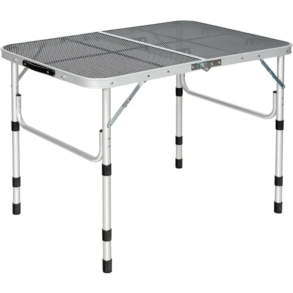 

Алюминиевый складной походный стол, регулируемый стол для гриля, портативная металлическая подставка для гриля для барбекю, кемпинга, приготовления пищи на открытом воздухе