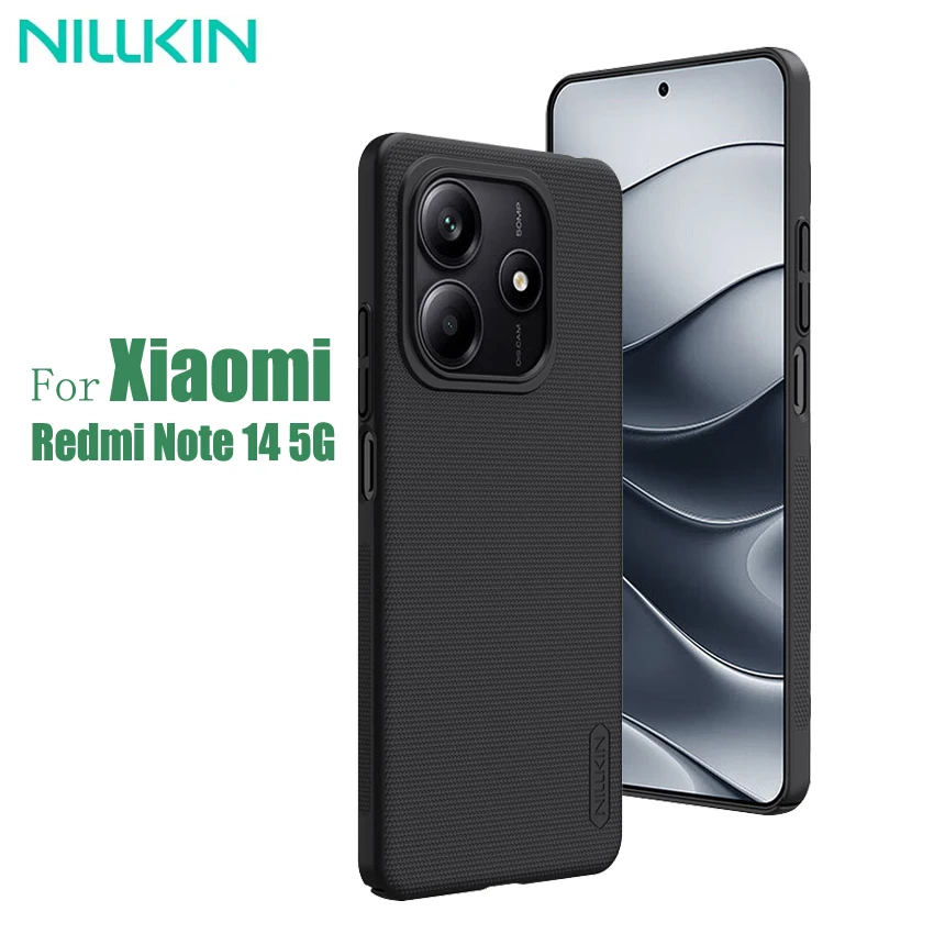 For Xiaomi Redmi Note 14 5G Global Version Case NILLKIN Frosted Shield Case Hard PC Ultra-Thin Back Cover For Redmi Note14 5G