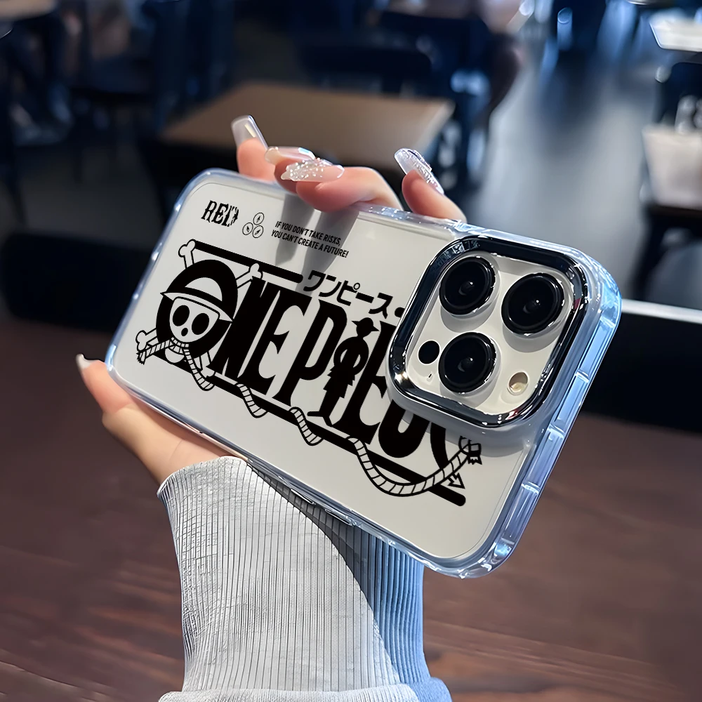 One Luffies Z-Zoroes Pieces Phone Case for iPhone 17 Air 16 16e 15 14 13 12 11 Pro Max X Xs XR 8 Plus Luxury Transparent Cover
