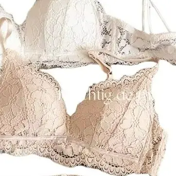 

KUCLUT Lace Bra Briefs Sets Sexy Lingerie Seamless Underwear Backless Comfortable Wire Free Bralette Panties Female Intimates
