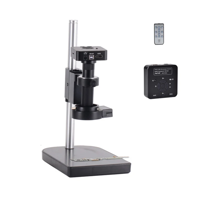 

Fixed Ring 35mm 150X Zoom Lens With HDMI 16MP Microscope Camera HD Digital Industrial Microscope for Mobile PCB Repair