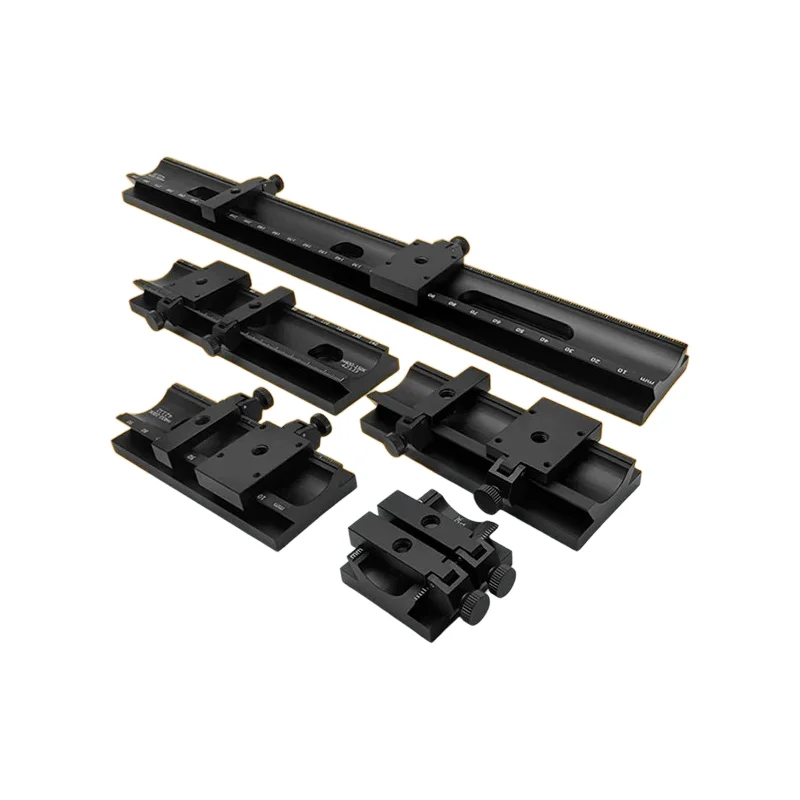 Dovetail Groove Optical Guide Rail Slider Special Uniaxial Linear Slide Rail Aluminium Alloy CNC Customizable for Laboratory