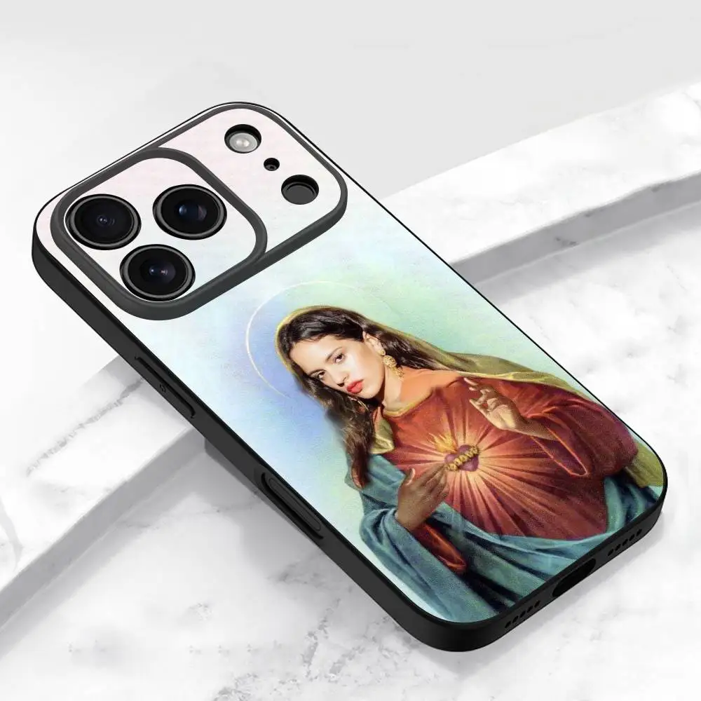 Custodia per telefono R-Rosalia Lux RR Motomami per iPhone 13,16,11,14,17,12,15,Plus,E,Air,Pro,Max,Mini Cover protettiva nera