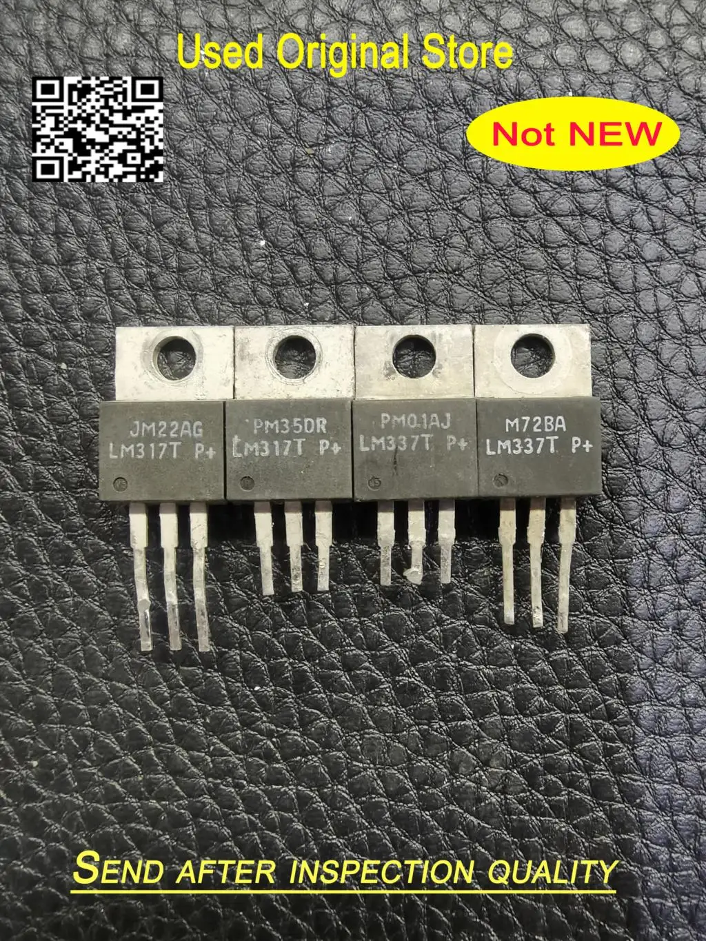 Used  1pcs LM337T LM337 LM338T LM338 LM317T LM317 LM337TG TO-220 In Stock Original disassembly