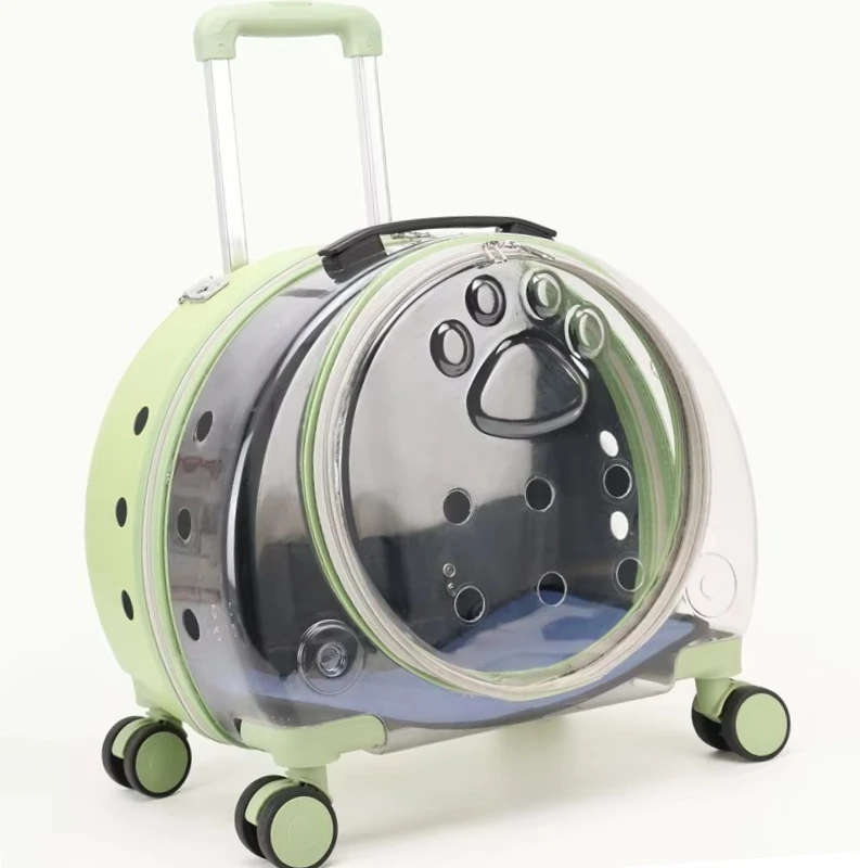 2026 Cat Carriers Small Pet Luggage Case Portable Shoulder Box Transparent Simple Space Dog Suitcase