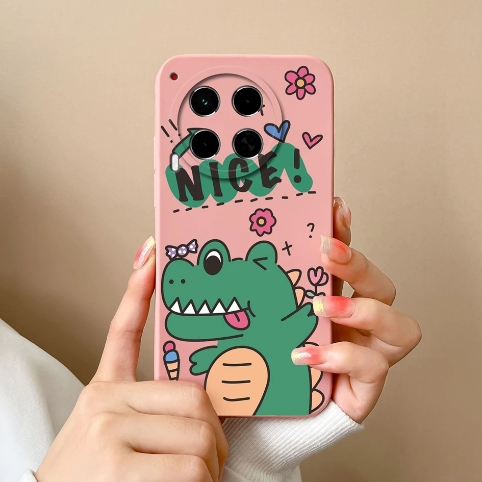 أغطية هاتف واقية من السيليكون ، حافظة لـ Tecno Camon 30 ، نمط الصبار ، كرتون ، Pro Premier ، 5G ، Funda