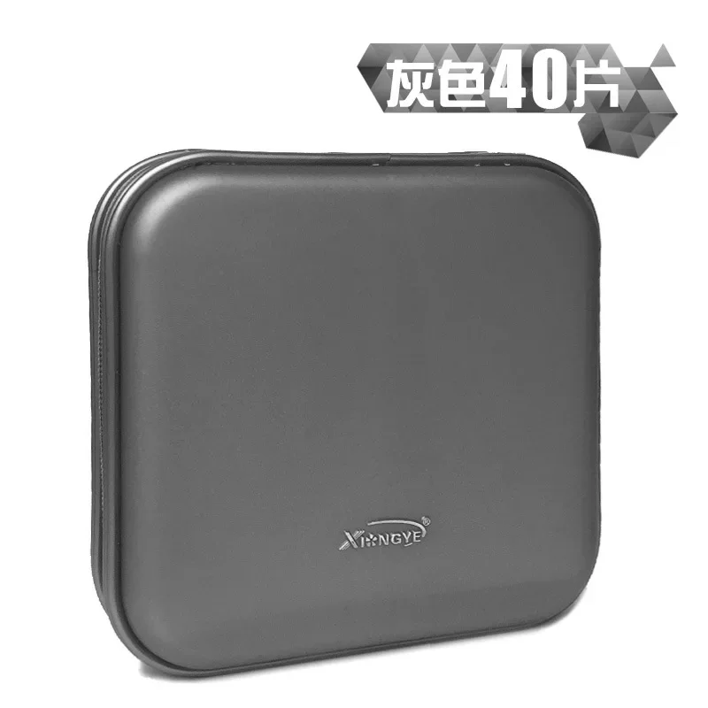 Un Ausuky Busta Portatile 40 Capacità del Disco DVD CD Custodia In Plastica per Auto Supporti di Memorizzazione Borsa CD-39