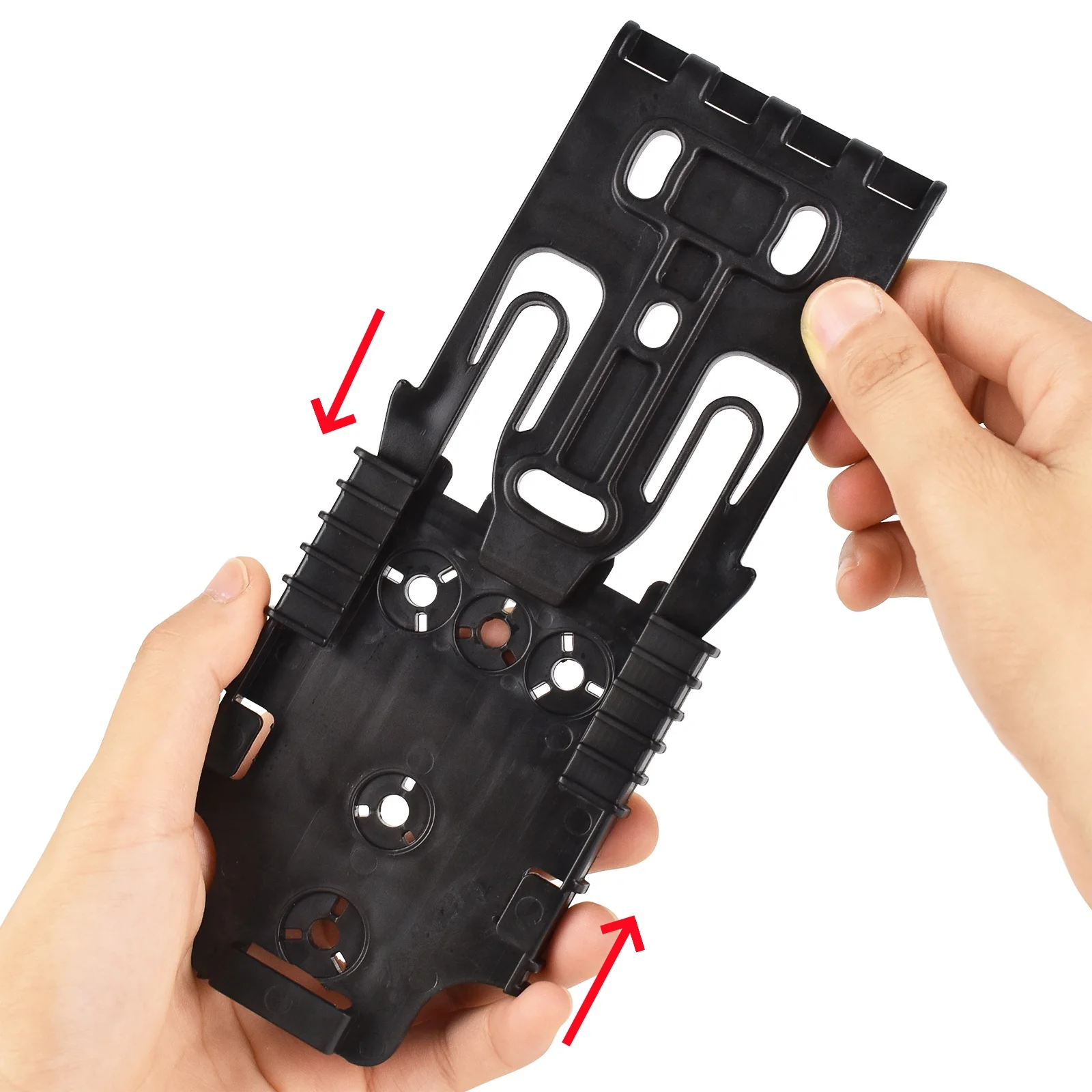 タクティカル QLS クイック ロック システム キット、QLS 19/22 用モジュール式ドロップ レッグ ホルスター プラットフォーム、狩猟エアソフトトレーニングギア