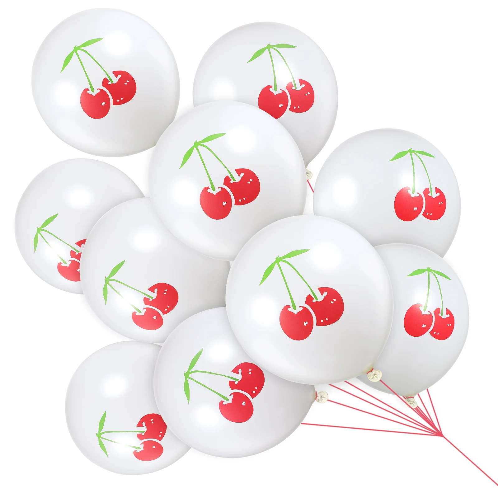 

Toyvian 10pcs Cherry Pattern Latex Balloons Lovely Balloons for Party Decoration and Festival Celebration
