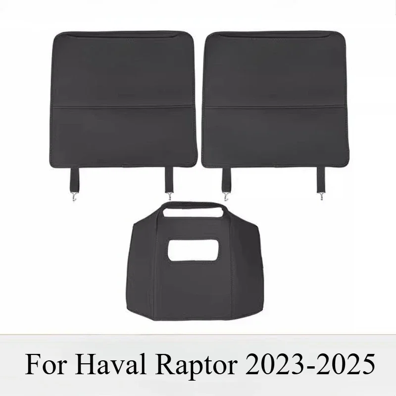 For Haval Raptor 2023-2025 Seat Anti-kick Pad Rear Modification Special Anti-scratch Seat Back Anti-dirt Protective Accessories