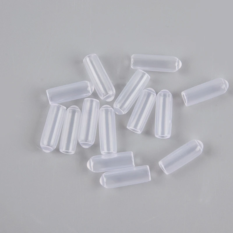 200PCS To Protect From Hurt Hairbands Ends Medium Size Inner 3.5mm Clear Rubber Tips For The End Of 4mm,5mm Metal Headbands