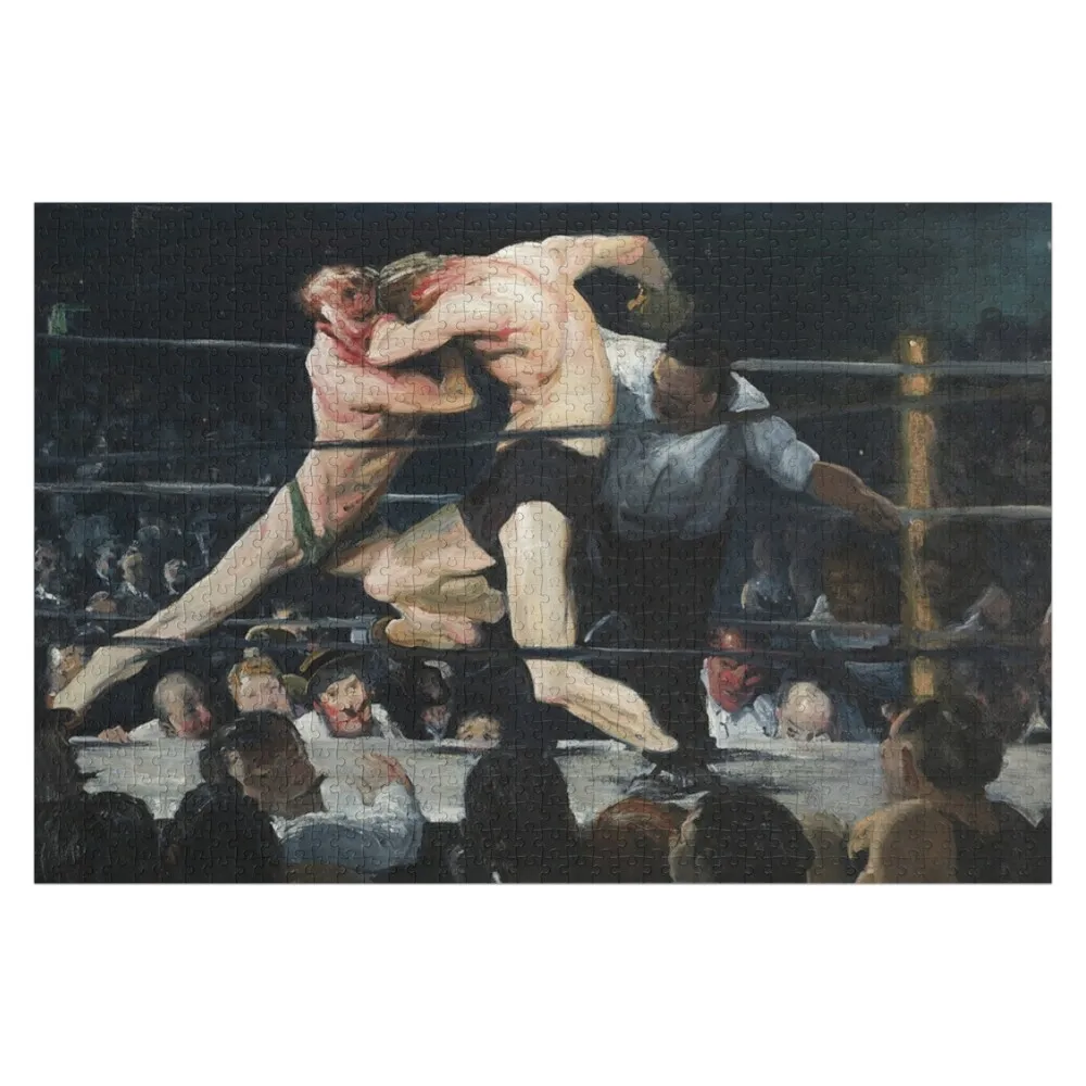 

Американское искусство: Георг Беллоу - Пазл из дерева «Ночь оленя на Шарки» для взрослых, персонализированные идеи подарков, пазл