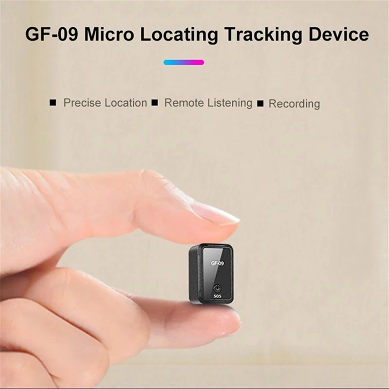 FULL-GF09 نظام تحديد المواقع المقتفي APP التحكم عن بعد مكافحة سرقة محدد موقع السيارة دعم تسجيل الصوت مكافحة خسر لكبار السن والأطفال