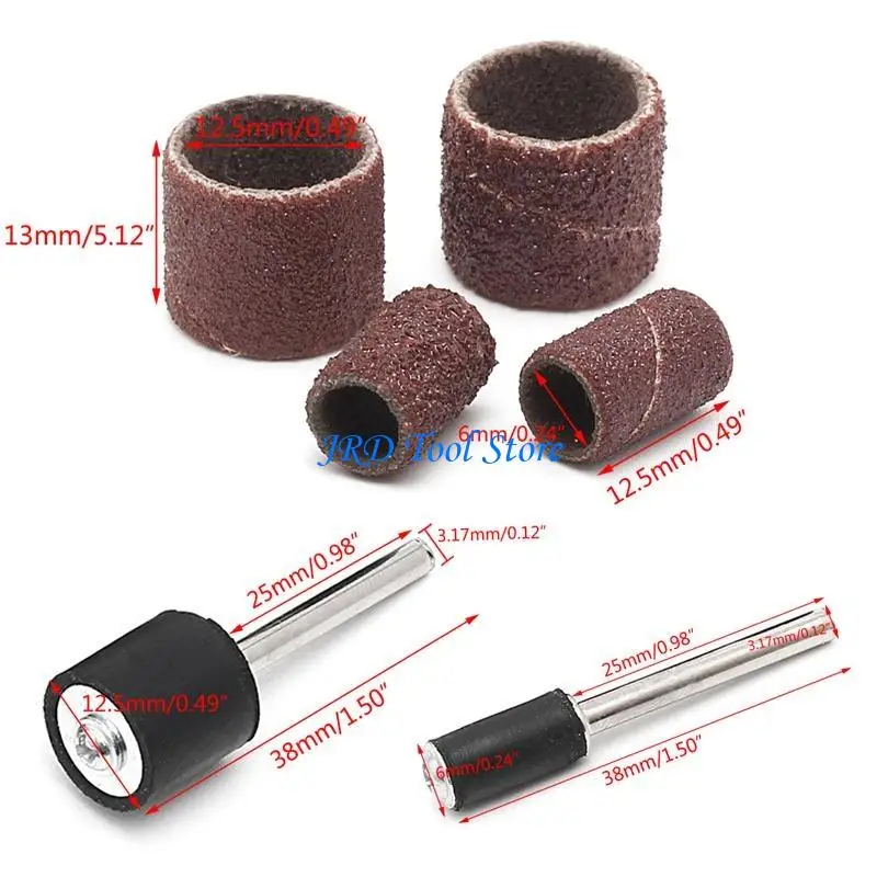 A2UD 100 PCS "và 1/4" Tay áo chà nhám Bộ khóa tay bằng tay cao 2
