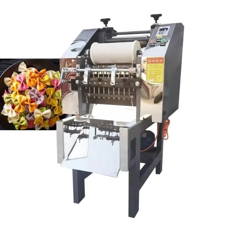 Commercial Butterfly Farfalle Pasta Machine Automatic Bowtie Noodle Forming Equipment Customized
